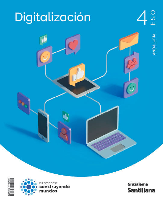 Digitalizacion 4º ESO Andalucía 25 Construyendo Mundos (Grazalema Santillana) - 9788411384995