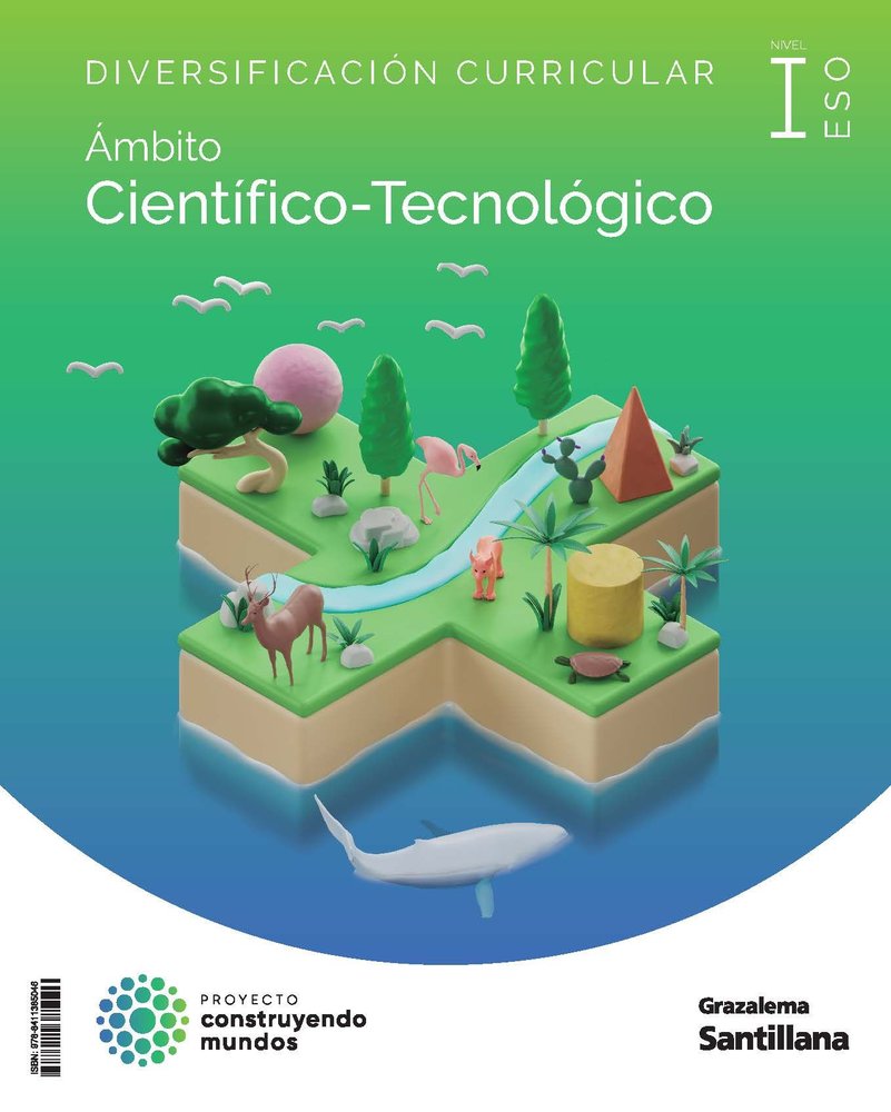 Diversificación 3ºESO Ámbito Científico-Tecnológico Construyendo Mundos I Grazalema | Varios autores | 9788411385046 (GRAZALEMA SANTILLANA) Imagen principal del producto