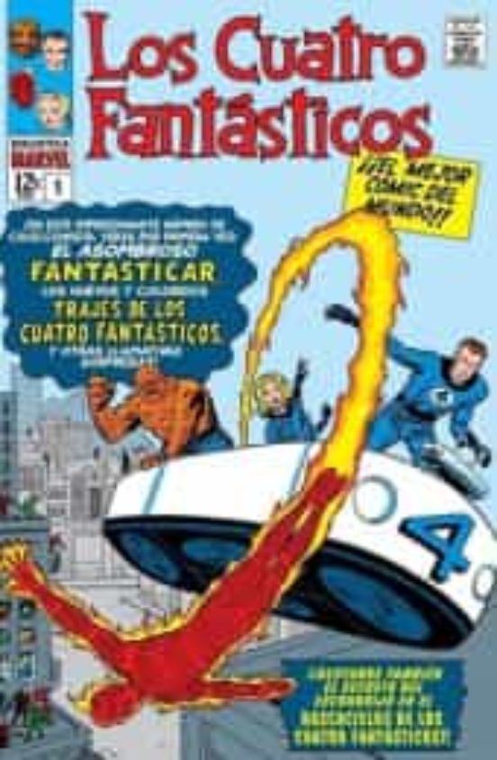 BIBLIOTECA MARVEL LOS 4 FANTASTICOS 1: 1961-62: FANTASTIC FOUR 1- 6 USA Imagen principal del producto