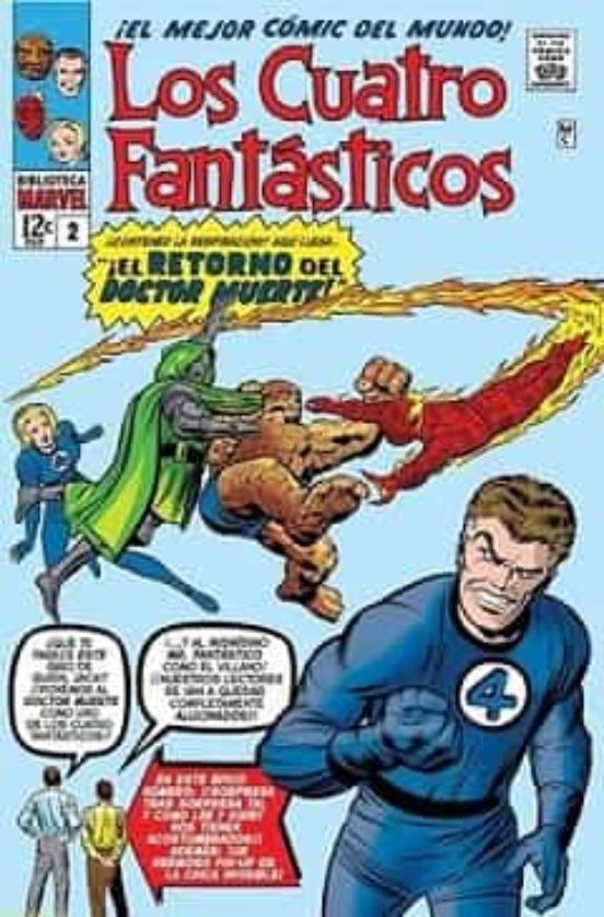 BIBLIOTECA MARVEL. LOS 4 FANTASTICOS 2 1962-63. FANTASTIC FOUR 6-11 USA Imagen principal del producto