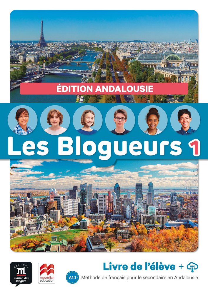 Les Blogueurs 1 livre de l'élève édition Andalousie | Equipo Editorial | 9788411571777 (DIFUSION MACMILLAN) Imagen principal del producto