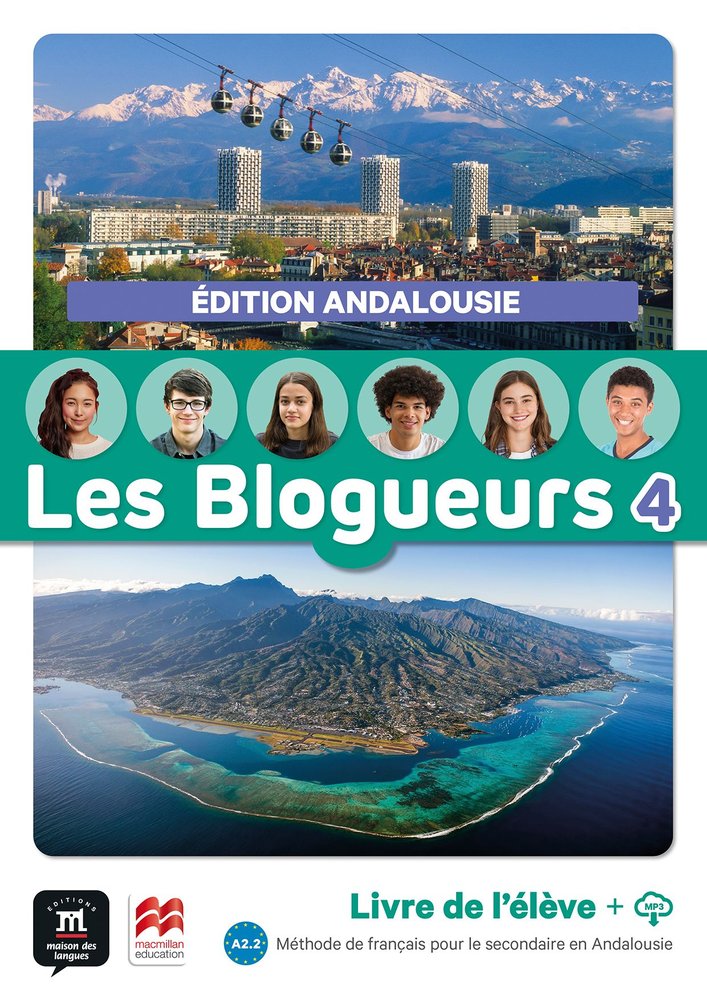 Les Blogueurs 4º ESO A2, 2 Livre Epk Andalucía 24 (Difusion Macmillan) - 9788411574044
