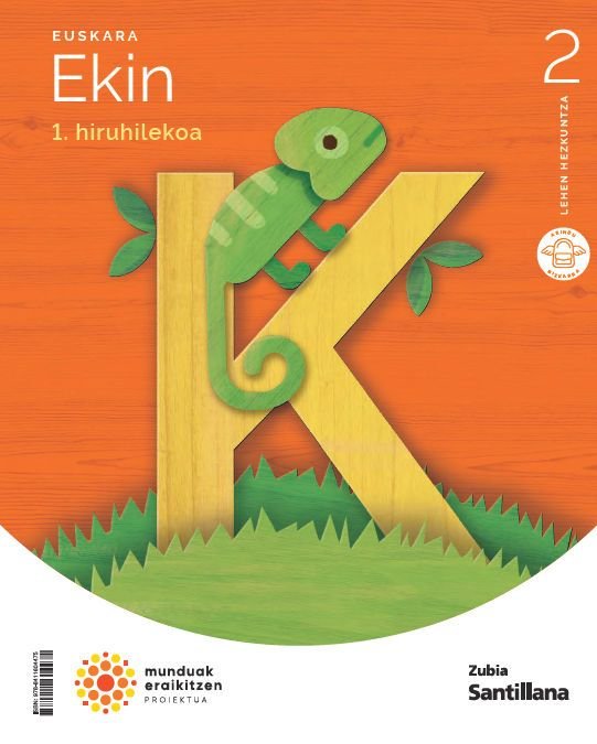 LENGUA 2º de Primaria EUSKERA 23 MUNDUAK ERAIKTZEN | AA,VV | 9788411604475 (Zubia Santillana)