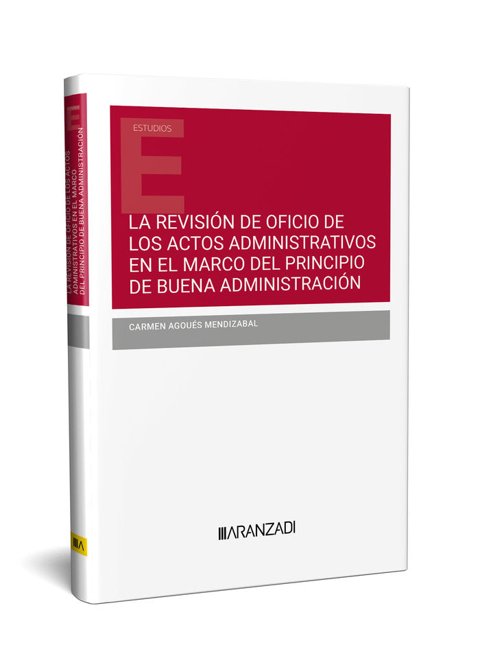 LA REVISION DE OFICIO DE LOS ACTOS ADMINISTRATIVOS EN EL MAR - 9788411629355