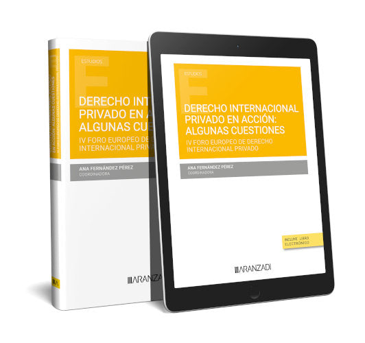 DERECHO INTERNACIONAL PRIVADO EN ACCION ALGUNAS CUESTIONES - 9788411629690 Imagen principal del producto