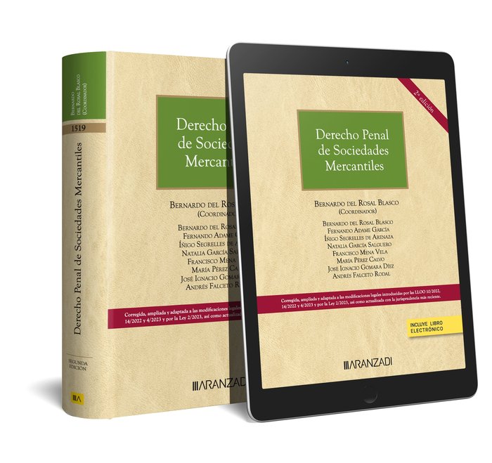 DERECHO PENAL DE SOCIEDADES MERCANTILES - 9788411630962 Imagen principal del producto