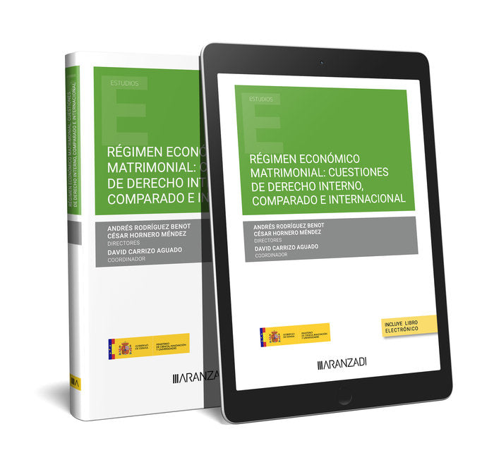 REGIMEN ECONOMICO MATRIMONIAL CUESTIONES DE DERECHO INTERNO - 9788411632515 Imagen principal del producto