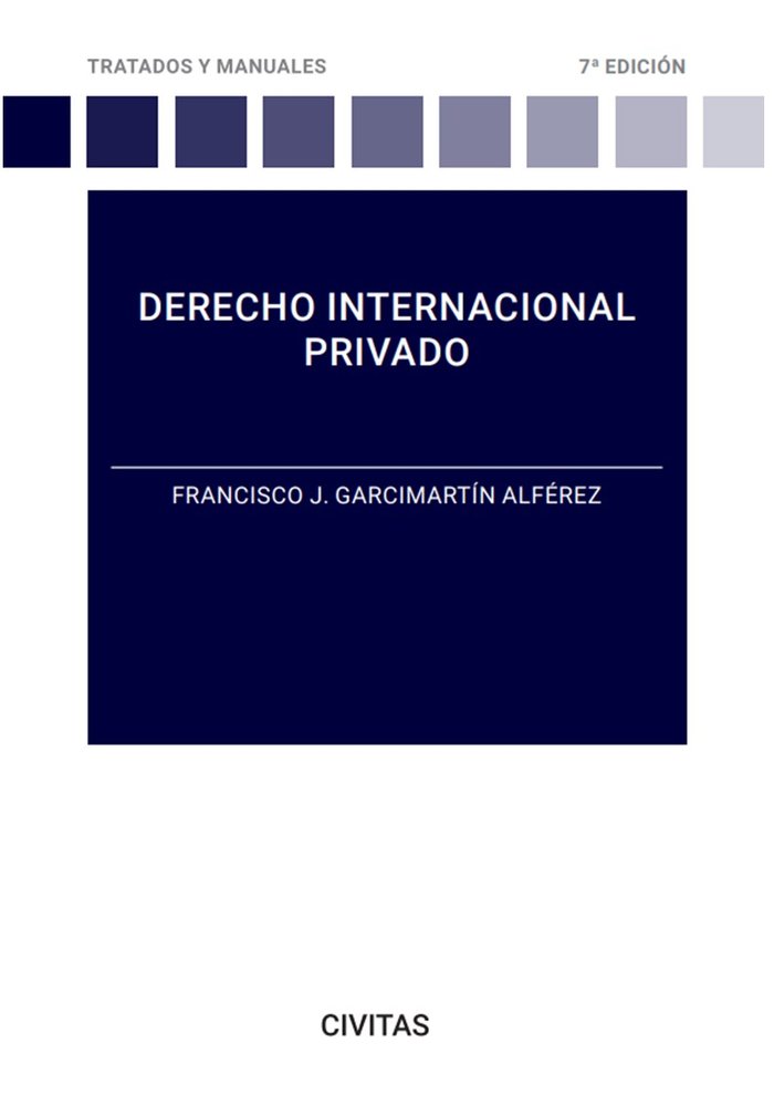 DERECHO INTERNACIONAL PRIVADO 7ª ED - 9788411637282 Imagen principal del producto