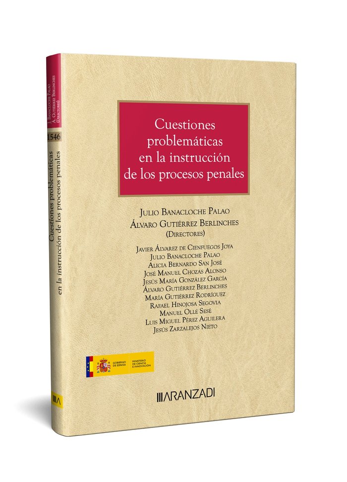CUESTIONES PROBLEMATICAS EN LA INSTRUCCION DE LOS PROCESOS P - 9788411638944 Imagen principal del producto