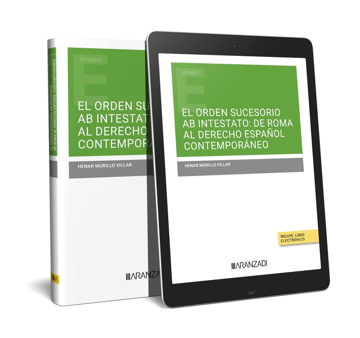EL ORDEN SUCESORIO AB INTESTATO DE ROMA AL DERECHO ESPAÑOL - 9788411639484 Imagen principal del producto