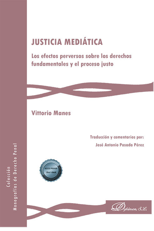 JUSTICIA MEDIATICA - 9788411700252 Imagen principal del producto