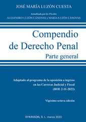 COMPENDIO DE DERECHO PENAL PARTE GENERAL - 9788411700801