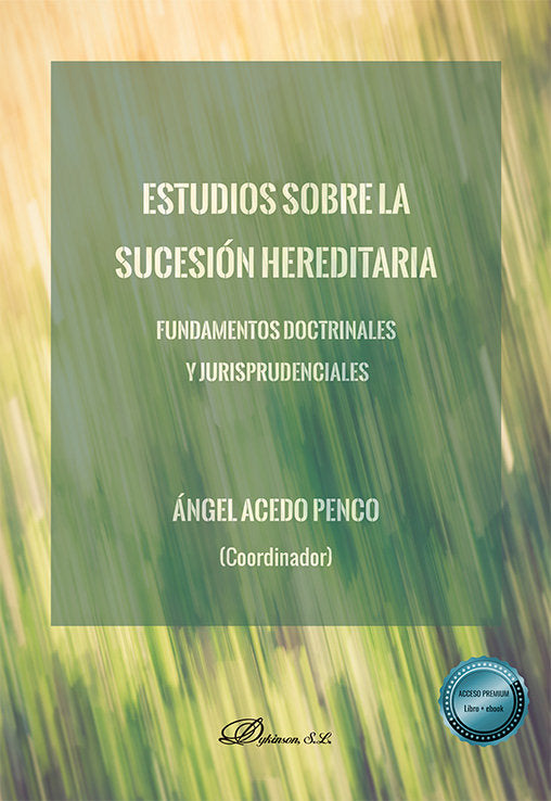 ESTUDIOS SOBRE LA SUCESION HEREDITARIA - 9788411708463