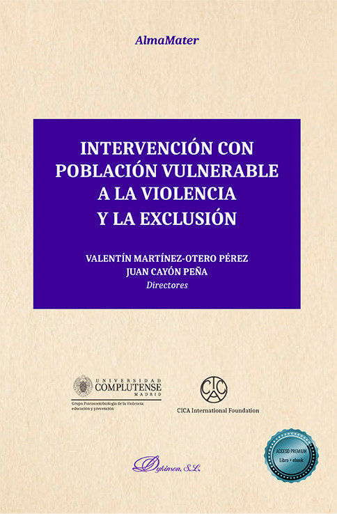 INTERVENCION POBLACION VULNERABLE A VIOLENCIA Y EXCLUSION - 9788411708708 Imagen principal del producto