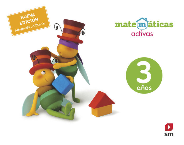 MATEMATICAS ACTIVAS 3AÑOS 24 | Varios Autores | 9788411822190 (Sm) Imagen principal del producto