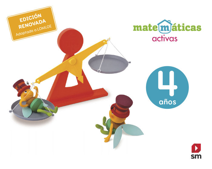 MATEMATICAS ACTIVAS 4AÑOS 24 | BERNABEU RUIZ, JAVIER/MARTIN FERNANDEZ, | 9788411822206 (Sm) Imagen principal del producto
