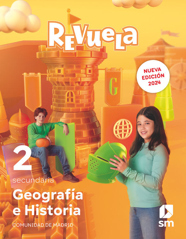 Geografía e Historia. 2 Secundaria. Revuela. Comunidad de Madrid | Varios autores | 9788411826501 (SM) Imagen principal del producto