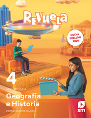 Geografía e Historia. 4 Secundaria. Revuela. Comunidad de Madrid | Varios autores | 9788411826525 (SM)