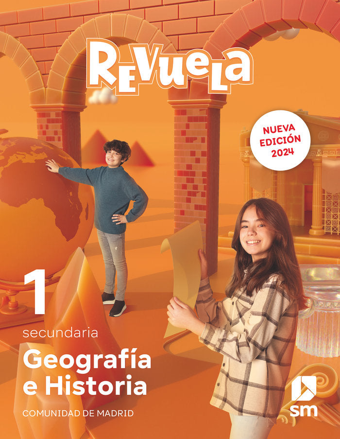 Geografía e Historia. 1 Secundaria. Revuela. Comunidad de Madrid | Varios autores | 9788411826532 (SM) Imagen principal del producto