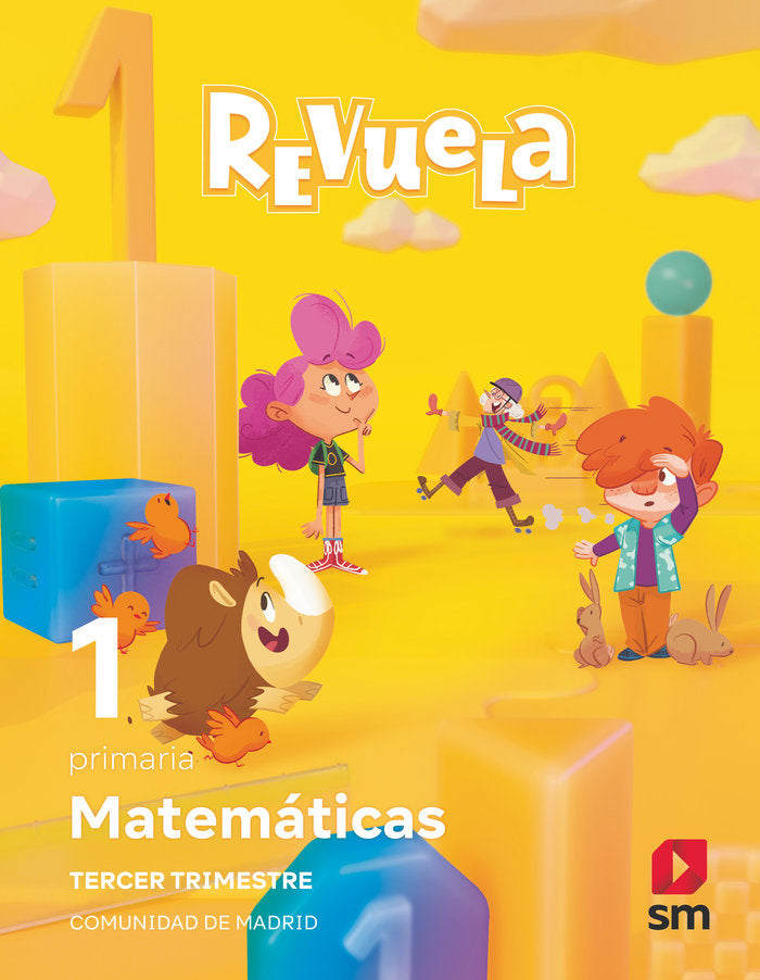 MATEMATICAS 1oEP TRIMESTRE MADRID REVUELA 24 | MARTINEZ, RAQUEL/BERNABEU RUIZ, JAVIER | 9788411826648 (Sm)