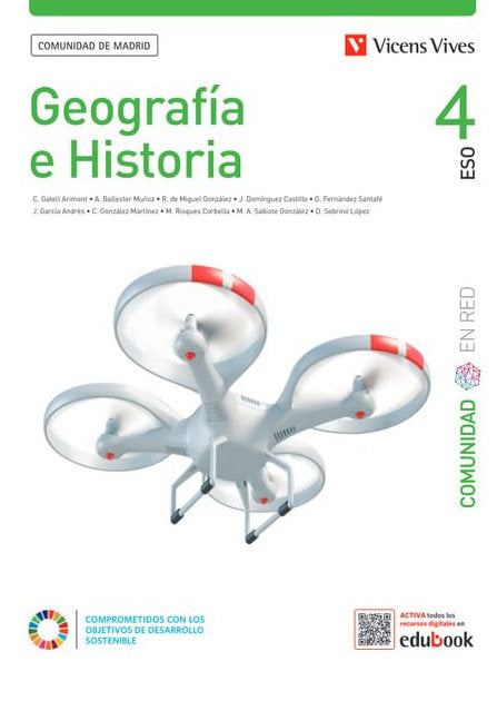 Geografía e Historia 4º ESO Madrid Comunidad Zoom 24 (Vicens Vives) - 9788411937764