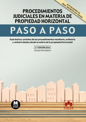 PROCEDIMIENTOS JUDICIALES EN MATERIA DE PROPIEDAD HORIZONTA - 9788411944182