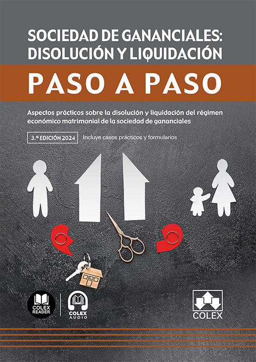 SOCIEDAD DE GANANCIALES DISOLUCION Y LIQUIDACION PASO A PAS - 9788411945264 Imagen principal del producto