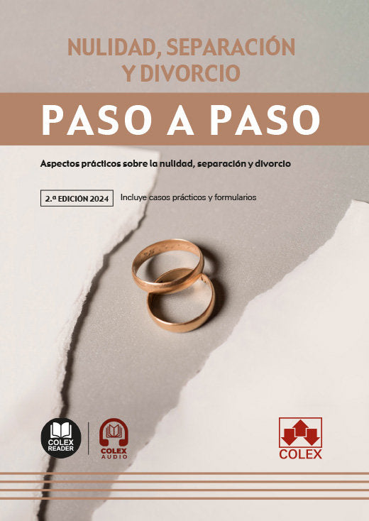 NULIDAD SEPARACION Y DIVORCIO PASO A PASO 2024 - 9788411945578 Imagen principal del producto