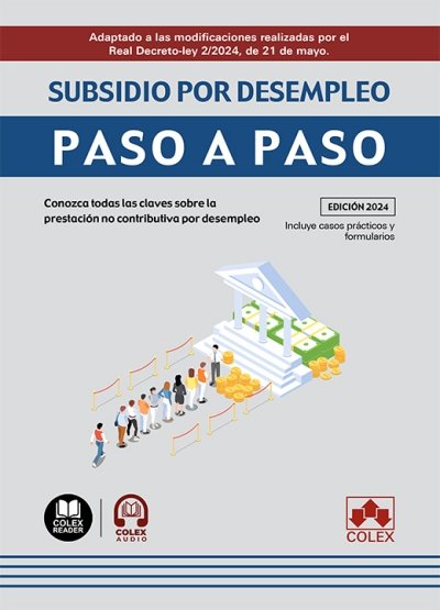 SUBSIDIO POR DESEMPLEO PASO A PASO - 9788411946063 Imagen principal del producto