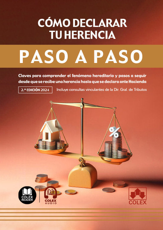 COMO DECLARAR TU HERENCIA PASO A PASO 2024 | AA,VV | COLEX | 9788411946841 Imagen principal del producto