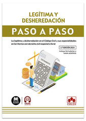 LEGITIMA Y DESHEREDACION PASO A PASO 2024 - 9788411947213