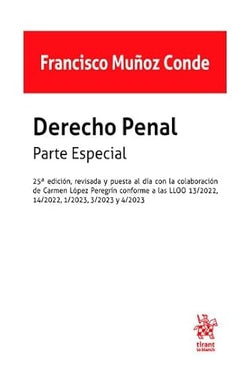 Derecho Penal Parte Espec | TIRANT LO BLANC | 9788411970587