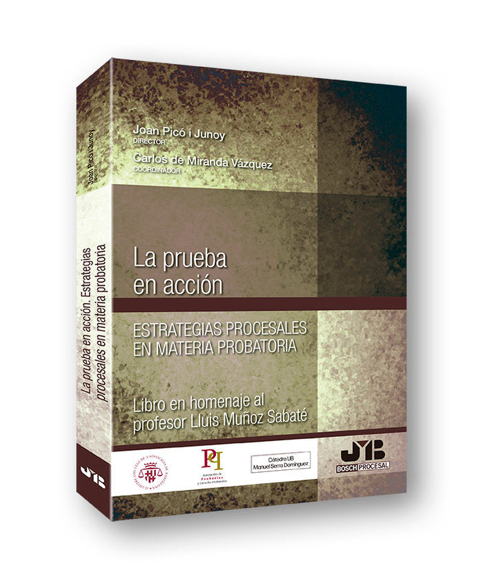 LA PRUEBA EN ACCION ESTRATEGIAS PROCESALES EN MATERIA PROB - 9788412115802