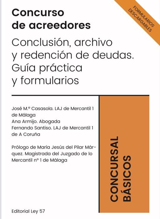 CONCURSO DE ACREEDORES CONCLUSION ARCHIVO Y REDENCION DEUDA - 9788412158595 Imagen principal del producto