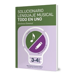 Solucionario de Lenguaje Musical Todo en Uno 3º y 4º Nivel (Toys Dreams Editorial) - 9788412171587