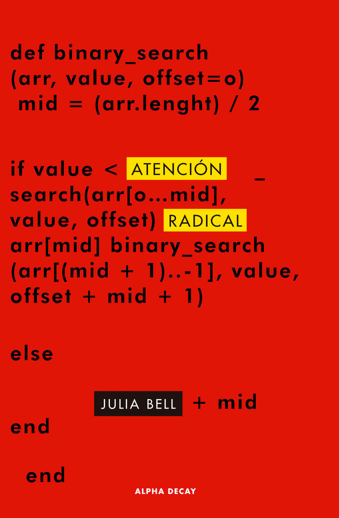 ATENCION RADICAL - 9788412290196 Imagen principal del producto