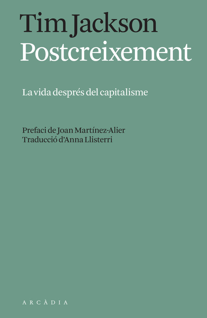 POSTCREIXEMENT | TIM JACKSON | ARCADIA CATALAN | 9788412542721 Imagen principal del producto