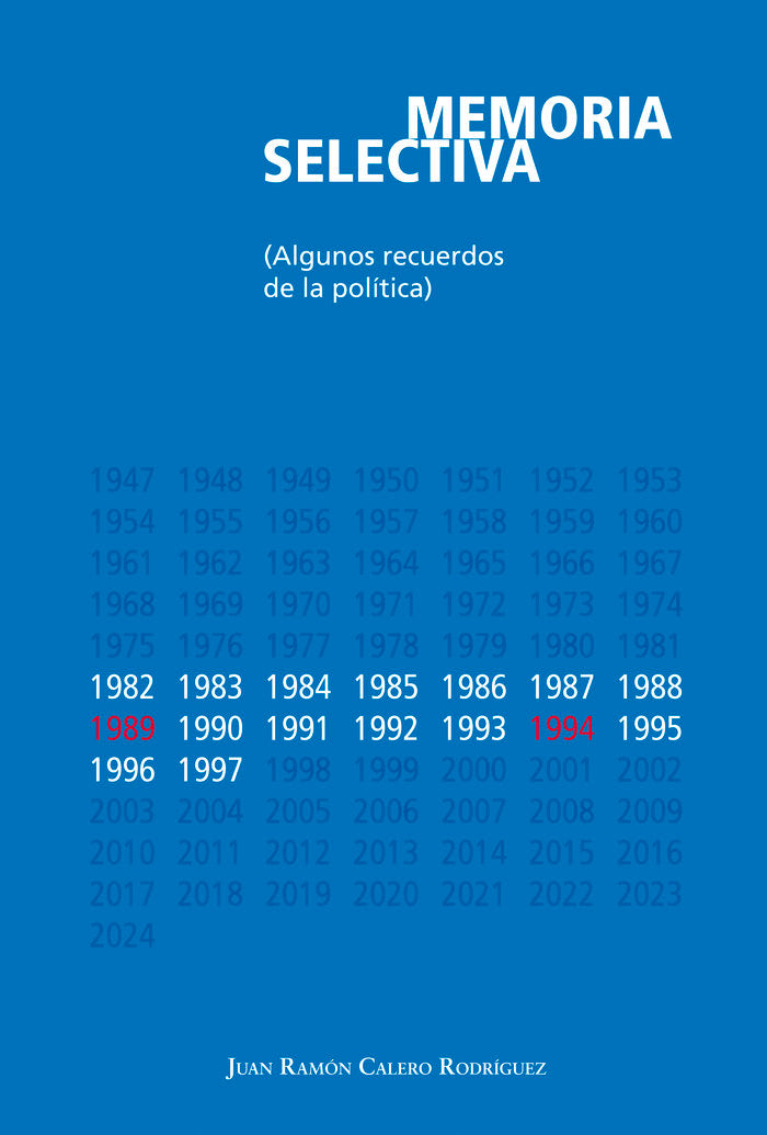 MEMORIA SELECTIVA I Calero Rodríguez, Juan Ramón I Gollarín I 9788412614190