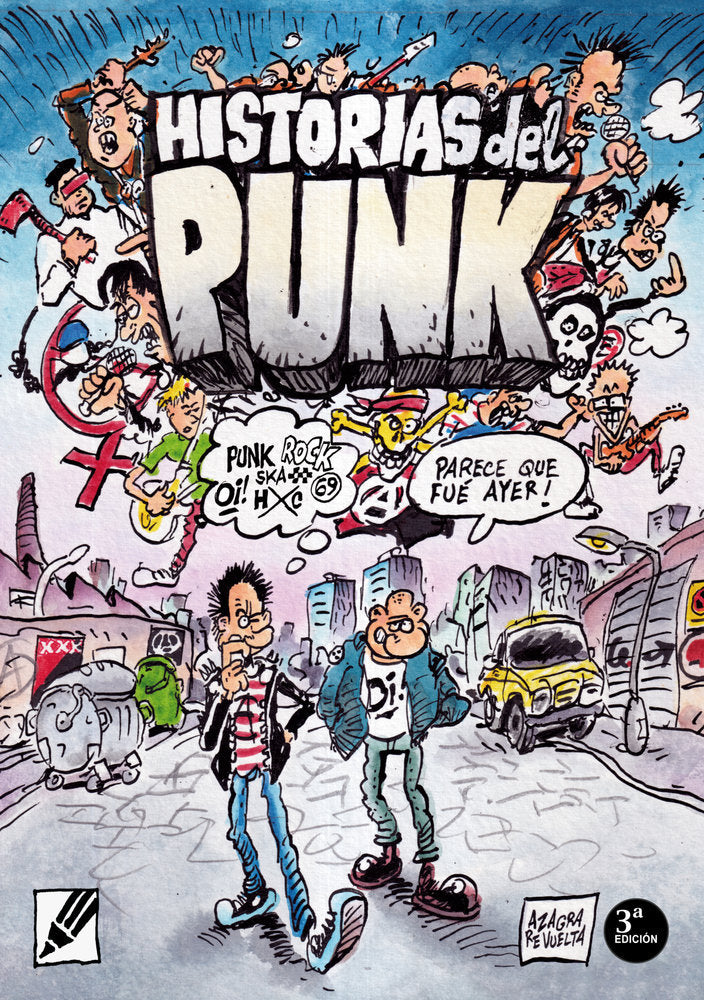 HISTORIAS DEL PUNK | AZAGRA,CARLOS/REVUELTA,ENCARNA | GRAFITO | 9788412758580 Imagen principal del producto
