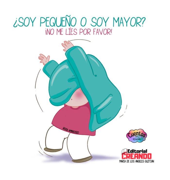 ¿SOY PEQUEÑO O SOY MAYOR?¡NO ME LIES POR FAVOR! | GUITIAN MUÑOZ,Mª ÁNGELES GUITIAN | EDITORIAL CREANDO | 9788412791006 Imagen principal del producto