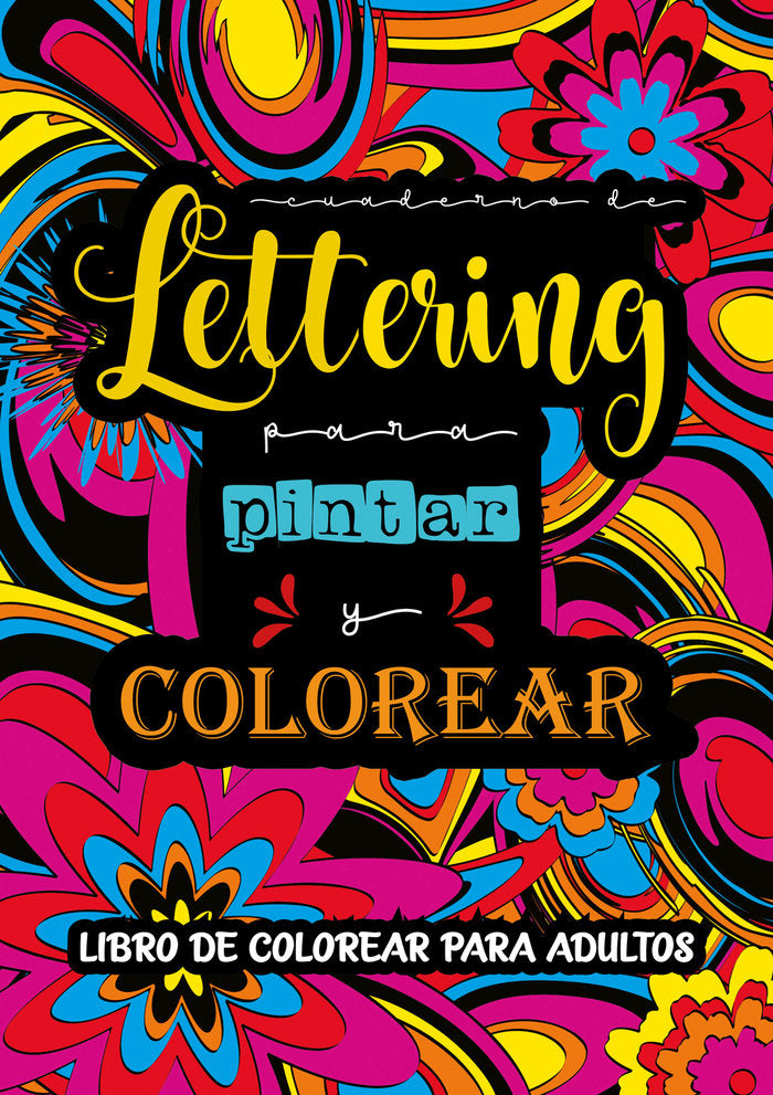 Cuaderno de Lettering: Libro de Colorear para Adultos Imagen principal del producto
