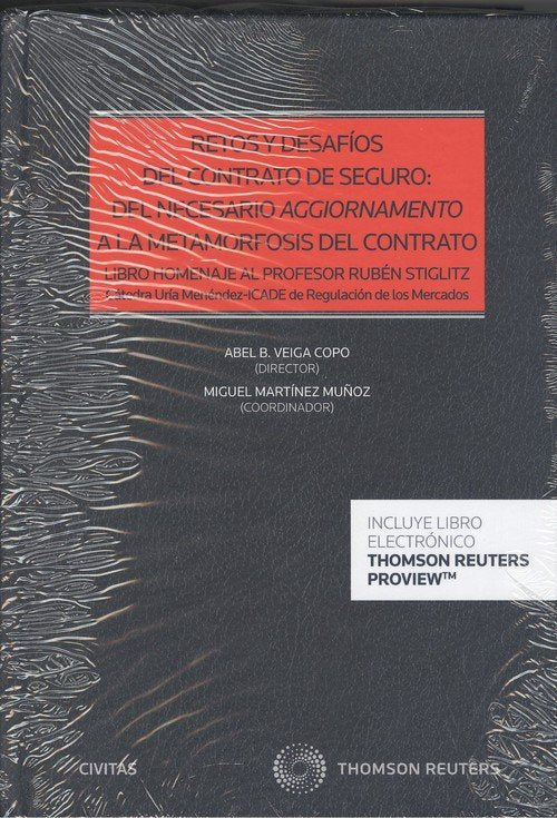 RETOS Y DESAFÍOS DEL CONTRATO DE SEGURO - 9788413085982 Imagen principal del producto