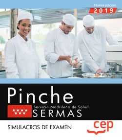 Pinche. Servicio Madrileño de Salud. SERMAS. Simulacros de examen