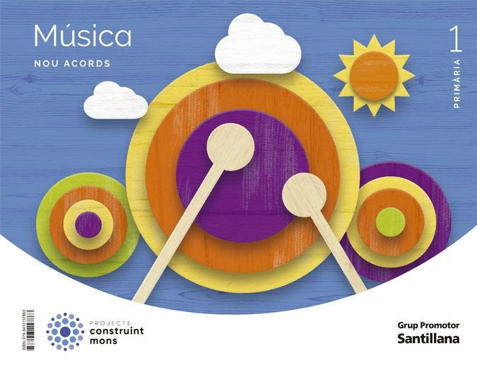 MUSICA 1oEP NUEVO ACORDES CATALAN 22 ACORDES | AA,VV | 9788413157863 (Grup Promotor Santillana)