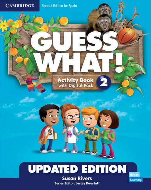GUESS WHAT 2º de Primaria WB FOR SPAIN UPDATED WITH DIGITAL 22 | AA,VV, | 9788413220864 (Cambridge)