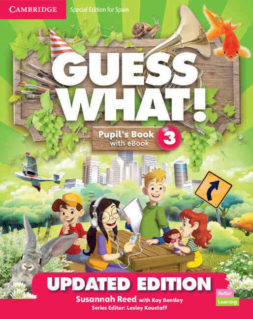 Guess What! Level 3 Pupil's Book with Enhanced eBook Special Edition for Spain Updated | Varios autores | 9788413221175 (Cambridge) Imagen principal del producto