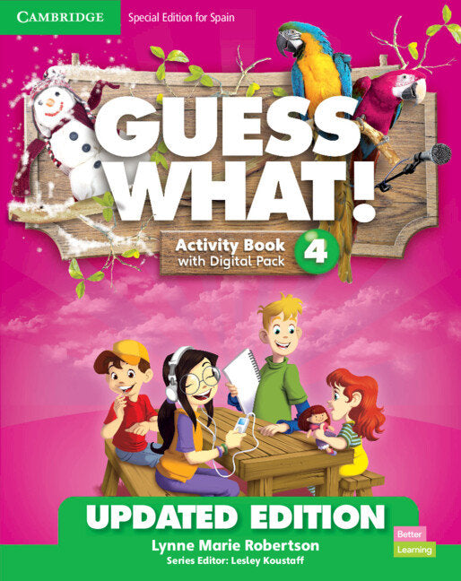 Guess What! Level 4 Activity Book with Digital Pack and Home Booklet Special Edition for Spain Updated | Varios autores | 9788413221229 (Cambridge) Imagen principal del producto