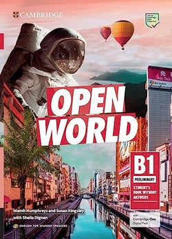 Open World Preliminary English for Spanish Speakers Student's Pack Updated (Student's Book without answers and Workbook without answers). Aa. Vv. (Cambridge University Press) 9788413224015 Imagen secundaria del producto