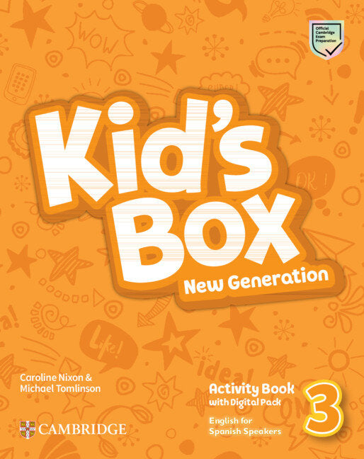 Kid's Box New Generation English for Spanish Speakers Level 3 Activity Book with Home Booklet and Digital Pack | Varios autores | 9788413224848 (Cambridge) Imagen principal del producto