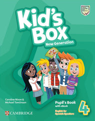 Kid's Box New Generation English for Spanish Speakers Level 4 Pupil's Book with eBook | Varios autores | 9788413224930 (Cambridge)